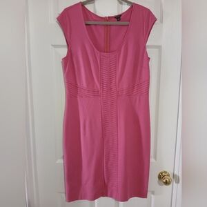 Cute Pink Cap Sleeve Dress